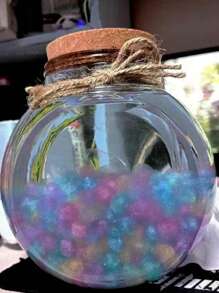 1000pcs Rainbow Water Gel Beads For Vase Filler, Candle Holder, Wedding Centerpiece Decoration, Flower Arrangement, Home Decor, Party Gifts