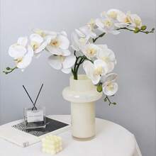 3 bông hoa lan bướm nhân tạo có 7 cành, 88CM/34,64in, màu trắng, trang trí lễ hội mùa xuân/tháng Ramadan, hoa giả/nhân tạo, được tùy chỉnh theo nhà máy, thích hợp cho ký túc xá trường học, văn phòng, tiệc ngoài trời, lễ hội, tiệc sinh nhật, nhà/khách sạn/ Nhà hàng/Phòng Khách/Phòng Ngủ/Đám Cưới/Tiệc/Nhà Bếp/Trang Trí Sân Vườn - trắng - Xem 8