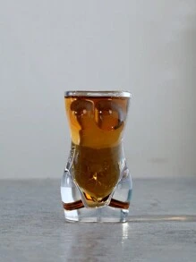 1 pièce Verre à Liqueur de Forme Corporelle, Style Aléatoire, Convient Pour les Repas de Famille et Usage Quotidien!, Cadeau Pour Père