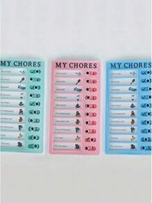 1入組粉色每日待辦清單+ 10入組白色卡片,成人家庭辦公室清單,鼓勵學生養成良好習慣並制定每日學習任務計畫。 - 綠色 - 查看 4