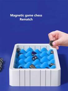 Get A Set Of Magnetic Chess Board Game (Magnetic Effect, Landmine Game) For Parent-Child Interaction And Mind Games (Random Packaging Style And Color) - Multicolor - View 6