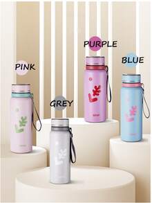 1入組800毫升/27.05盎司304不銹鋼真空保溫瓶,配茶和咖啡過濾器,雙層防漏大容量攜帶式手提水壺,適用於騎行,背包,辦公室或汽車,學校,派對,露營,徒步旅行等,男女兒童禮物,生日,聖誕節,禮品盒包裝 - 紫色 - 查看 3