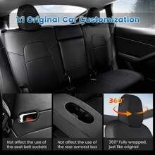 4PCS White Car Seat Covers Fit 2020-2024 Tesla Y 5 Seats Models, Not Fit 7 Seat Model OE Style Front & Rear Row Waterproof Easy Clean Auto Car Driver Passenger Side Seat Cushion Protector Cover Interior Accessories Ideal For Car Refresh, A Refreshing Valentine Gift - 粉紅色納帕皮革 - 查看 6