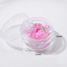 1bottle Randomly Mixed Japanese Style Diy Nail Art Decorations Including Cartoon Flowers, Frames, And Stars Nail Charms Nail Gems Nail Supplies - Multicolor - View 7