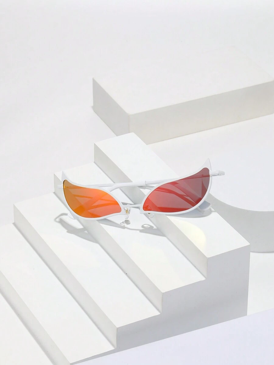 唐吉诃德多弗朗明哥时尚眼镜镜面时尚动漫角色扮演服装装饰眼镜道具男女通用 - 白色 - 查看 1