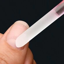 1入組多色奈米玻璃雙面指甲修甲檔&磨光器,適用於指甲彩繪和磨尖 - 粉色 - 查看 4