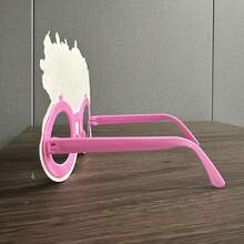 1 件粉紅色生日主題派對裝飾眼鏡,粉紅色生日派對裝飾用品粉紅色生日派對眼鏡派對面俱生日派對用品 - 彩色 - 查看 6