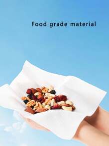 1入組125g/100張規格一次性增厚抽取式潔面紙巾,可用於臉部清洗和卸妝 - 白色 - 查看 4