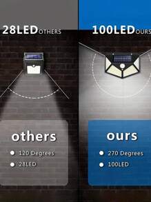 1 件 100LED 户外太阳能灯，3 种模式太阳能无线灯，运动传感器安全灯，270º 光照范围广角壁灯，IP65 防水太阳能运动灯，户外太阳能壁灯，适用于花园花园前门后院景观路径车库甲板 RV1 LED 水罐太阳能灯串，太阳能灯户外装饰灯，太阳能灯户外悬挂防水镂空设计，装饰复古金属太阳能灯带挂钩，花园桌，庭院，庭院，走道，新年假期 G - 冷白色 - 查看 7