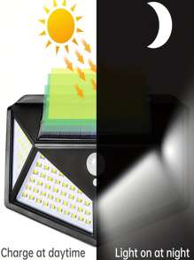 1 件 100LED 户外太阳能灯，3 种模式太阳能无线灯，运动传感器安全灯，270º 光照范围广角壁灯，IP65 防水太阳能运动灯，户外太阳能壁灯，适用于花园花园前门后院景观路径车库甲板 RV1 LED 水罐太阳能灯串，太阳能灯户外装饰灯，太阳能灯户外悬挂防水镂空设计，装饰复古金属太阳能灯带挂钩，花园桌，庭院，庭院，走道，新年假期 G - 冷白色 - 查看 6