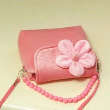 10 Piezas De Accesorios De Mariposa Y 1 Pieza De Conjunto De Bolsa Infantil De Flor 3d: ¡un Regalo Perfecto Para Niñas!