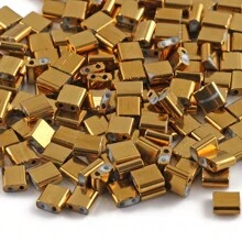 50/100pcs Japanese Two Hole Rectangular Seed Bead Loose Spacer Beads For DIY Jewelry Making Bracelets Necklace Accessories - Multicolor - View 7