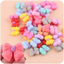 1pc New Design Children'S Art And Handicraft Sewing Silicone Bowknot Bead Creative Cartoon Diy Colored Silicon Bead Handmade Jewelry Accessory - Pink - View 4