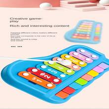 嬰兒二合一樂器、兒童早期教育玩具、萬聖節、生日禮物、聖誕節、感恩節、雙十一、 - 綠色 - 查看 3