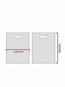 31 Units (20x30) Clown Mouth/Open Handle/Sad Mouth Bags, Bags Made Of High Density/Virgin Plastic - Đỏ - Xem 4