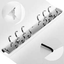 1入-a5半透明塑膠耐用6環裝保護套,在diy剪貼簿產品中使用 - 無色 - 查看 7