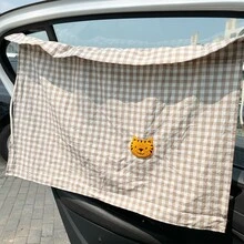 1 件裝嬰兒卡通印花北歐風車車窗遮陽簾 - 老虎 - 查看 1