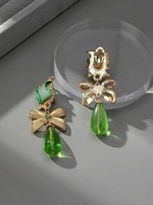 1 对黑色蝴蝶结发夹情人节礼物 - 綠色 - 查看 4