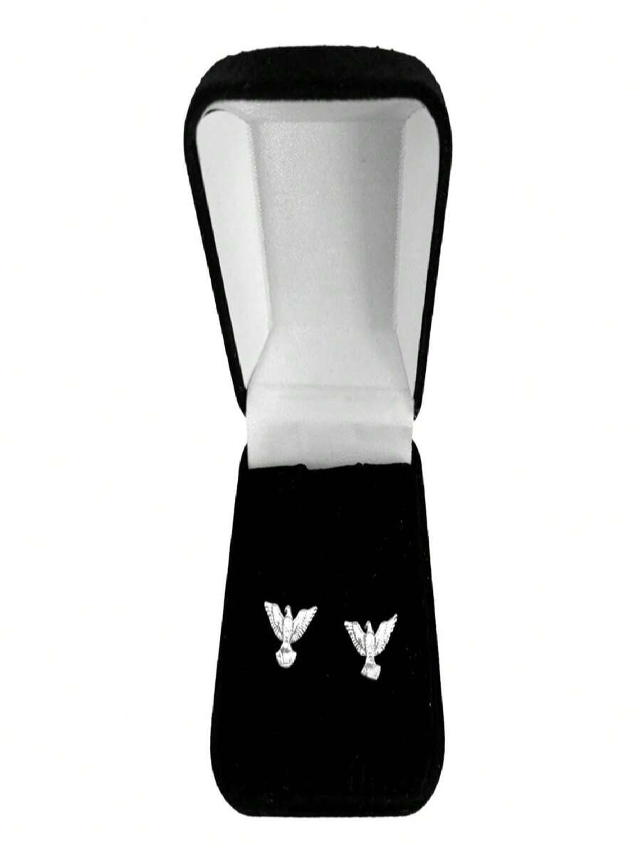 Fine Stud Earrings - Bạc - Xem 1