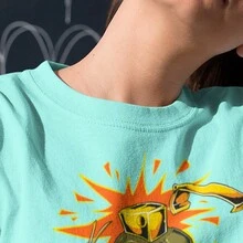 Women T-Shirts - 薄荷綠 - 查看 3