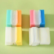 嬰兒洗澡按摩刷,軟毛,感官玩具,幼稚園幼兒教育工具 - 粉色 - 查看 6