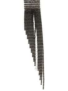 新品上市黑色閃亮全鑲鑽流蘇手鍊 - 新款閃亮滿鑽流蘇手鍊黑色 - 查看 3