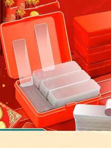 1 Box Of 60 Pieces Multi-Functional Traceless Double-Sided Tape Spring Festival Couplet Tape - Clear - View 1