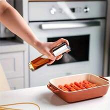 1 件 100 毫升不鏽鋼廚房橄欖油噴霧器,附防塵噴嘴和高密封玻璃瓶,方便使用和存放 - 銀色 - 查看 8