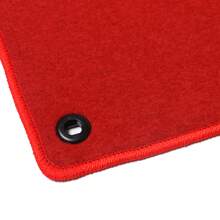4PCS Floor Mats Fit For 16-21 Hondas' Civic All Models (Sedan, Coupe,Hatchback,Type R) Nylon Auto Front Driver Passenger Side All Season Car Mats Carpets Replacement Interior Accessories, A Versatile Valentine Gift - Red - View 6