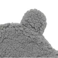 1入灰色兒童開叉毛絨睡袋,可拆卸袖子和足套,適用於秋冬季 - 灰色 - 查看 4