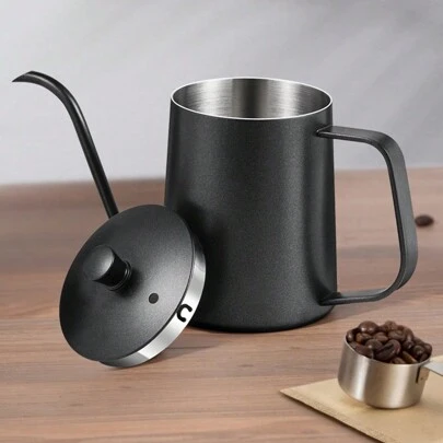 304 Stainless Steel Teflon Coated Coffee Hand Drip Kettle School Supplies