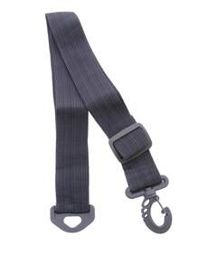 字母贴片装饰胸包跑步包拉链轻便单肩包万圣节圣诞节冬季圣诞礼物男士包腰包腰包男士单肩包 - 深灰色 - 查看 5