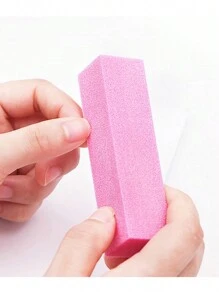 1入組指甲銼套裝，四面打磨修甲工具指甲打磨板指甲緩衝器 - 粉色 - 查看 11