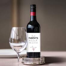 2入組有趣的酒標籤、酒瓶貼紙,感謝父母在婚禮上的付出|致父母的婚禮禮物,慶祝你的大日子,讓你的大日子更加特別。 - 白色 - 查看 5