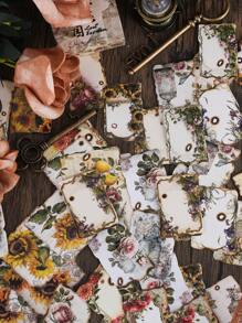 46入組失落花園主題diy手帳貼紙,適用於裝飾筆記本、相簿、水瓶、筆記型電腦、手機等。玩具和遊戲,藝術、手工藝品和縫紉用品。 - 彩色 - 查看 9