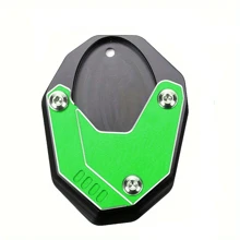1 件數控鋁合金摩托車側支架加大腳墊相容 Z400 Z 400 400 400 2018-2023 Versys650 Versys 650 2011-2023 - 綠色 - 查看 3