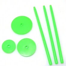 4入組/1套 鑽石畫筆滾筒卷軸繪畫鑽頭輪工具,鑽石畫十字繡飾品 - 綠色 - 查看 5