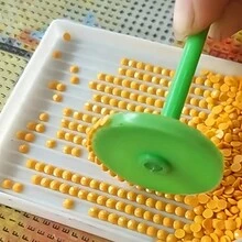 4入組/1套 鑽石畫筆滾筒卷軸繪畫鑽頭輪工具,鑽石畫十字繡飾品 - 綠色 - 查看 3