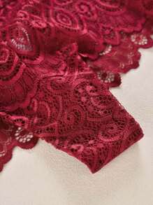 APRSEA 4入組女式高腰性感蕾絲無痕內褲 - 彩色 - 查看 6