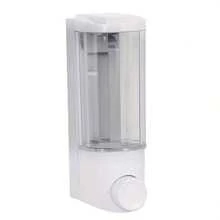 1pc Wall-Mounted Modern And Simple Shower Gel Shampoo Soap Dispenser - White - View 6