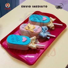 Kit With 2 Decorative Party Trays 20x13cm Various Colors - Màu Hồng baby - Xem 3