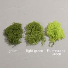 0.71盎司人造工藝苔蘚,diy模擬苔蘚微景觀佈局,綠色草坪盆栽窗戶裝飾景觀設計,花園藝術和庭院裝飾 - 綠色 - 查看 9