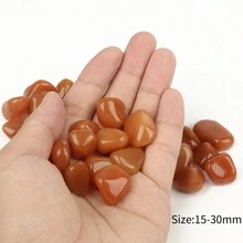 50 克盒装滚磨抛光水晶不对称虎眼石英紫水晶天然石 8-20 毫米冥想平衡能量石 - 50grams Boxed Stone Without Hole - 查看 10