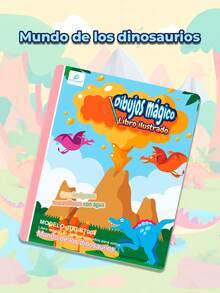 Libro Mágico para Colorear Infantil Colorea Con Agua para Colorear Diferentes Diseños Libro Pintura Ilumina Con Agua - JUG.ST004 - Ver 4