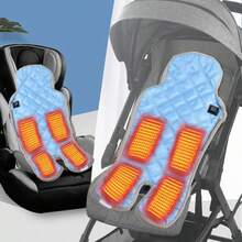 1 件智慧小型座椅加熱墊,具有 3 種溫度設置,易於清潔,相容於 Type-c/usb 電源線,適用於椅子/餐椅/床,多用途設計讓您隨時保持溫暖 - 藍色 - 查看 1