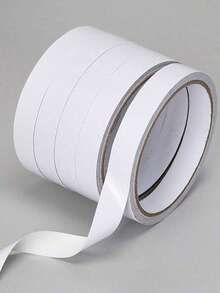 5捲實色雙面膠帶,適用於學校和辦公室中的diy工藝、剪貼簿和禮品包裝 - 5卷純色雙面膠帶 - 查看 4