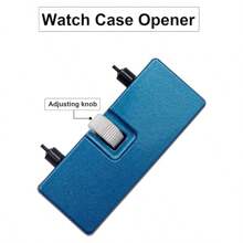 1pc Watch Adjustable Case Opener, Watch Back Removal Tool, Watch Battery Replacement Tool With 14-56mm Adjustable Jaw Distance, Suitable For Screw-In Watch Backs, Not For Pressure-Style Watch Boxes - Blue - View 4