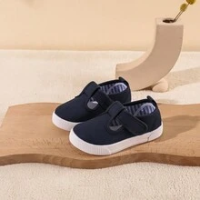 GENGASUN Toddler Girls T-Strap Canvas Sneakers For Little Kids Classic Shoes - Navy Blue - View 14