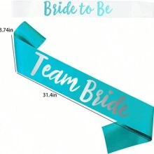 7 件浅蓝色缎带套装 - 精致有趣的派对礼物，适合单身派对、新娘送礼会和婚礼派对、圣诞节 - 薄荷藍 - 查看 2