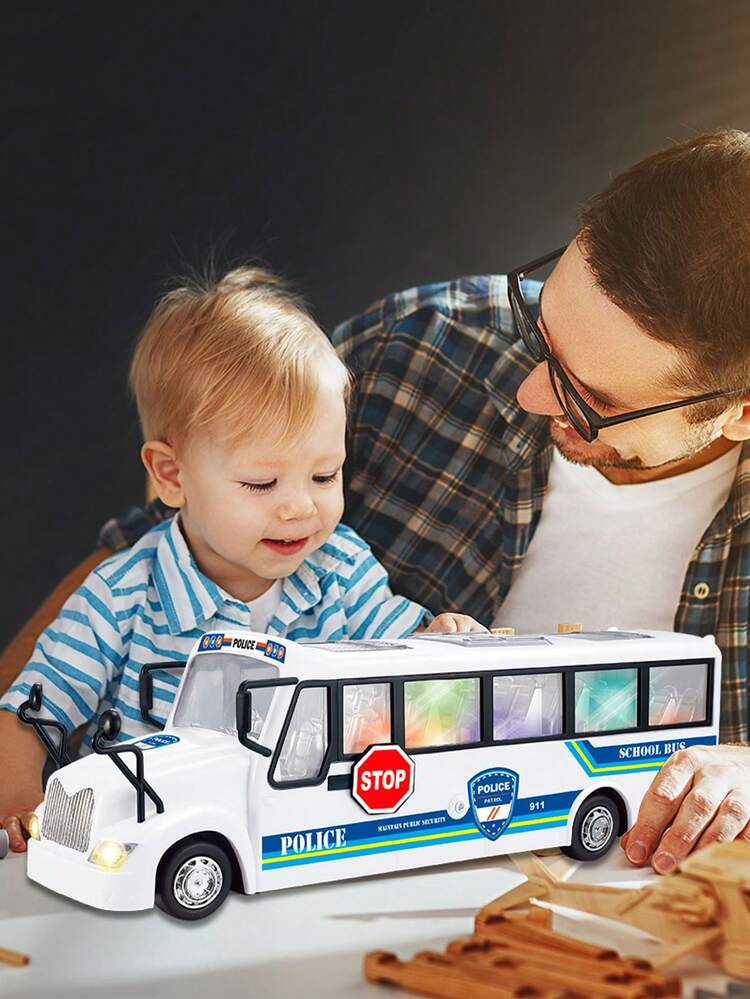 Kids Buses - 杏色 - 查看 2